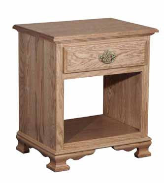 Schrock Classic Heritage 1 Drawer Open Nite Stand