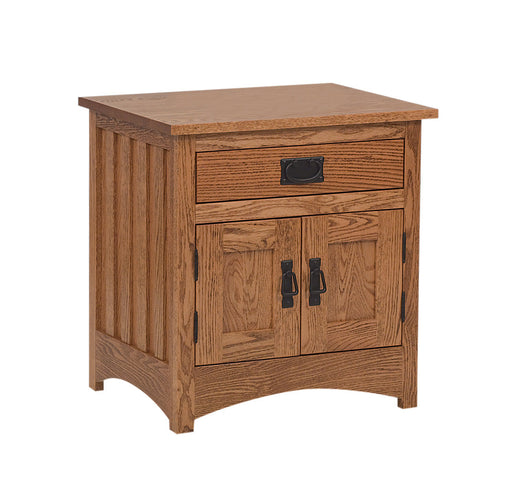 Schwartz Mission Nightstand, 2 Doors