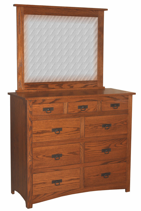 Shaker 9 Drawer Mule Dresser