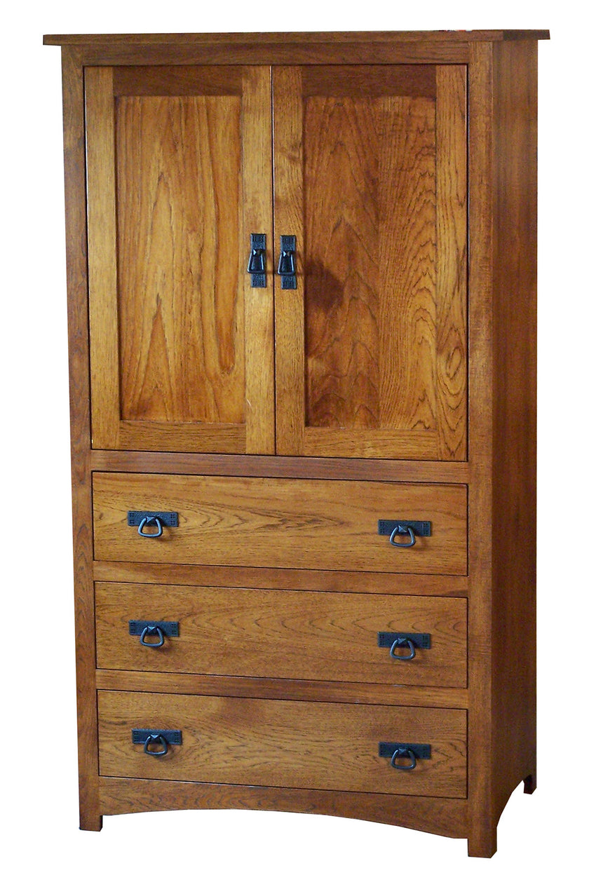 Shaker 3 Drawer Armoire