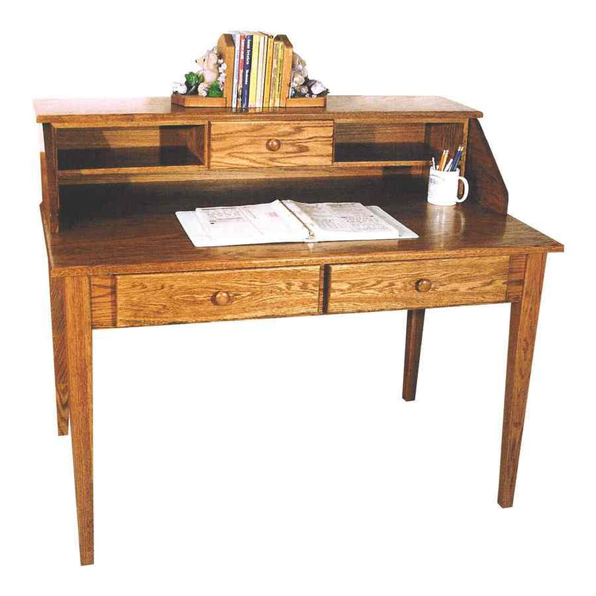 Paymaster Desk with Hutch