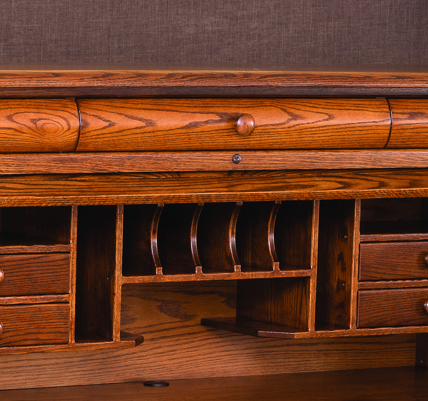 65" W Castlebury Rolltop Desk