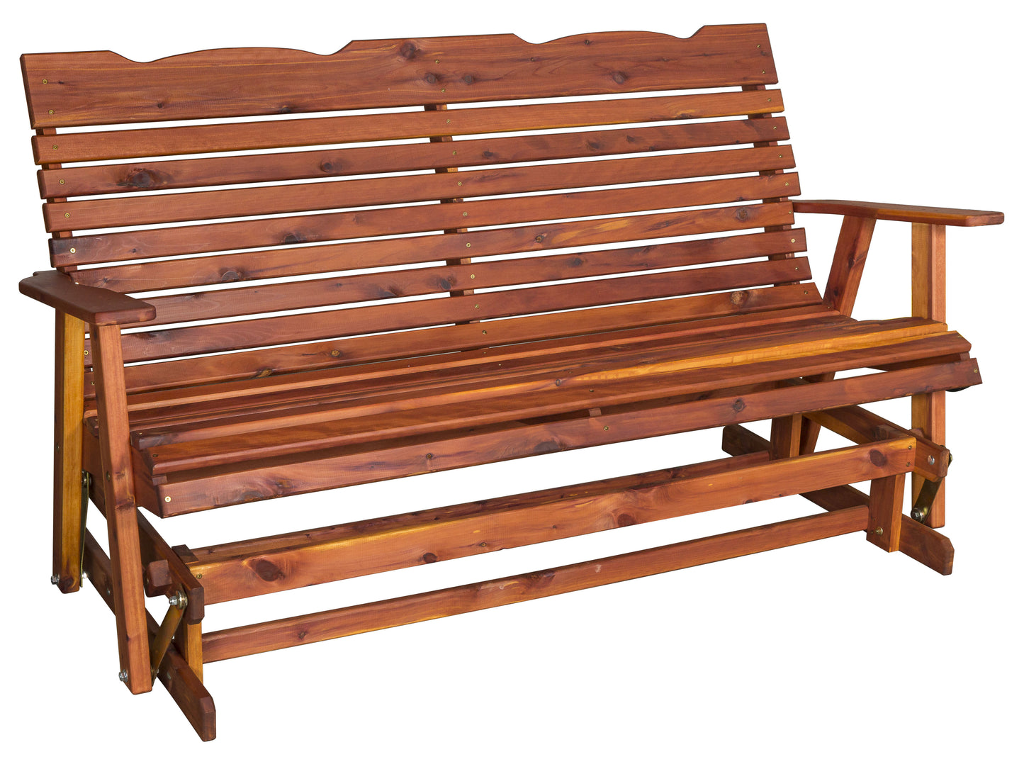 Straightback Loveseat Glider