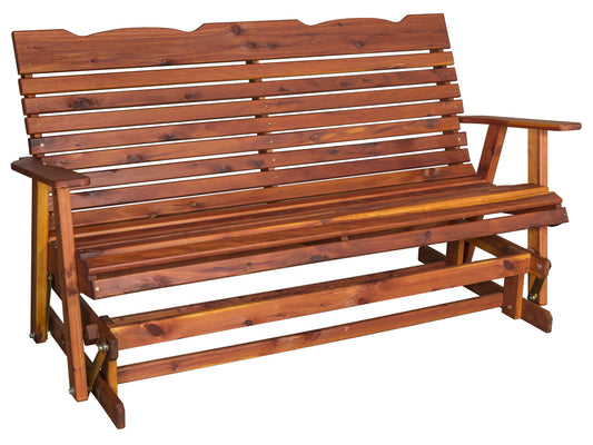 Straightback Loveseat Glider