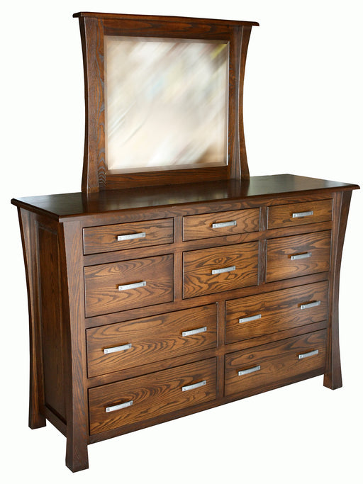 Vandalia 10 Drawer Mule Dresser