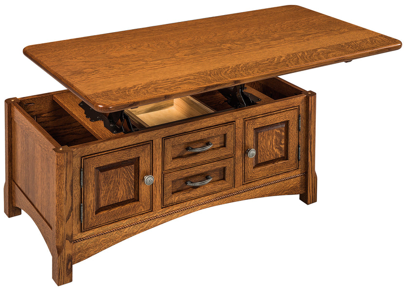 West Lake Cabinet Lift Top Coffee Table