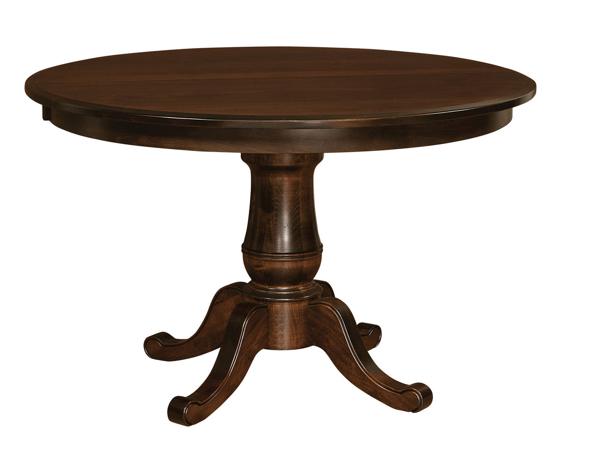 Single Table Stand Chancellor Single Pedestal Table – Plain and Simple Furniture