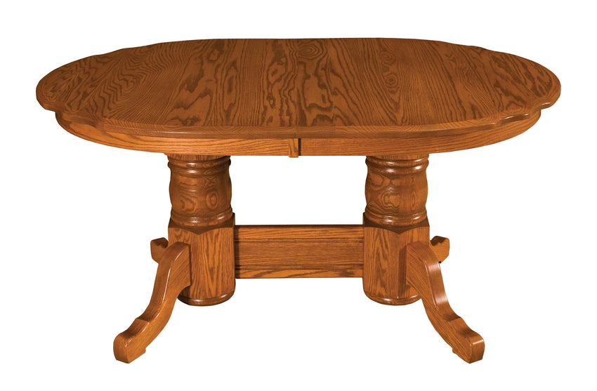 Traditional Double Pedestal Table (WP)