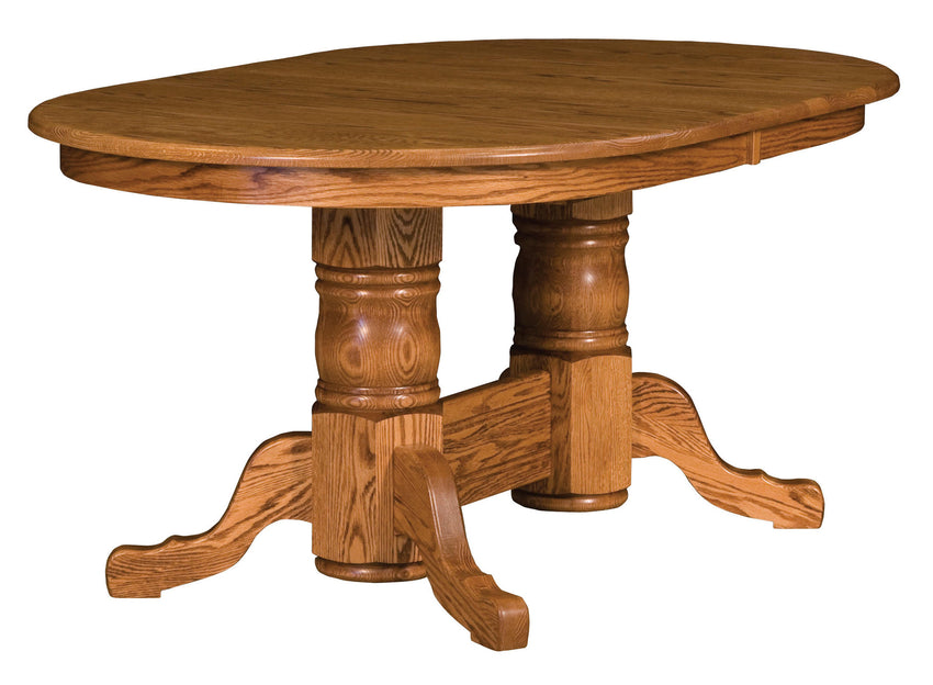 Traditional Double Pedestal Table (WP)