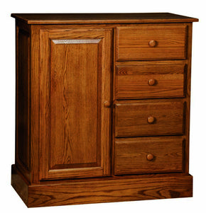 Reversible Changing Table/4 Drawer Dresser Wardrobe